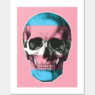 Trans Skull Posters and Art